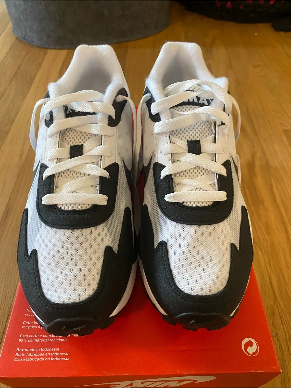 NEW Nike Air Max Solo White Black Platinum Shoes Men's